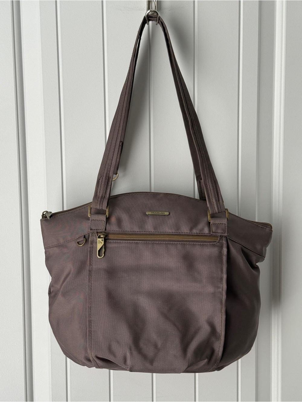 Travelon Everyday Tote Bag Taupe | Water Resistant